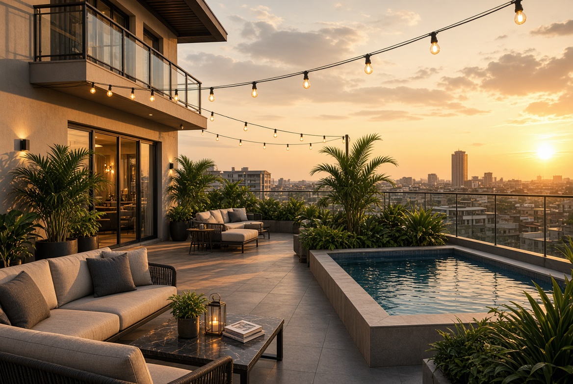 Rooftop terrace